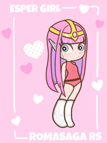 魔界塔士サガのエスパーギャルのイラスト